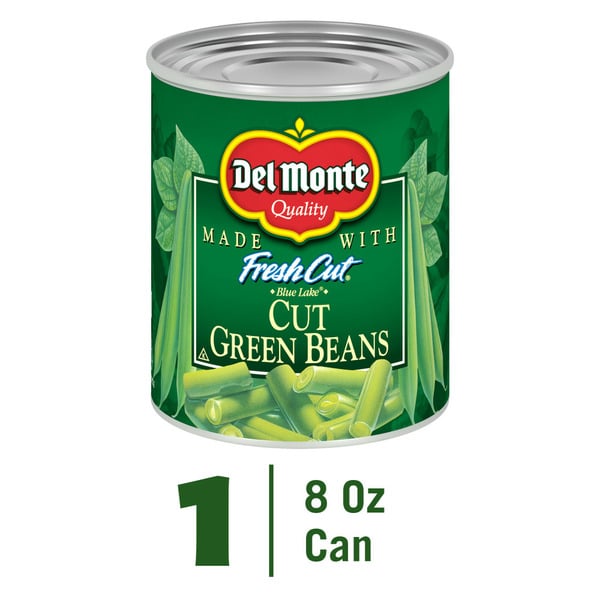 Canned & Jarred Vegetables Del Monte BLUE LAKE Cut Green Beans, Canned Vegetables hero