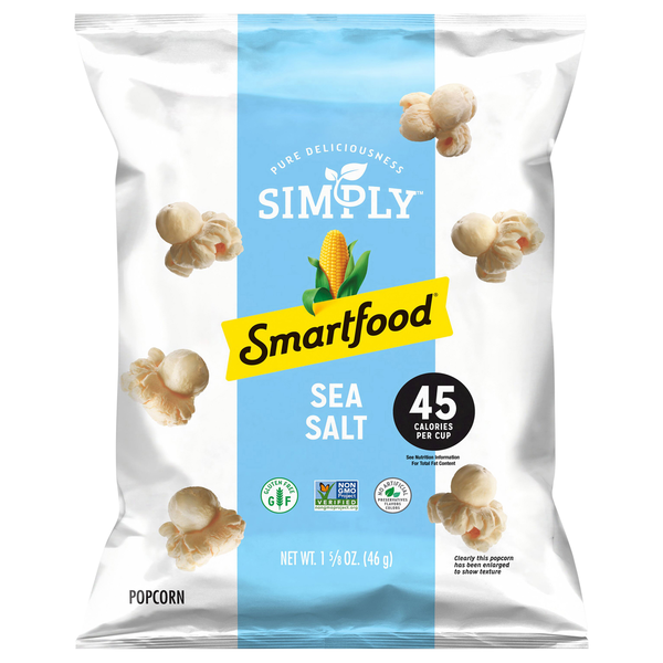 Spices & Seasonings Smartfood Simply Popcorn, Sea Salt hero