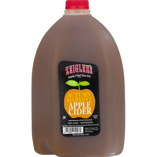 Juice & Nectars Zeigler's Apple Cider, Autumn Harvest hero