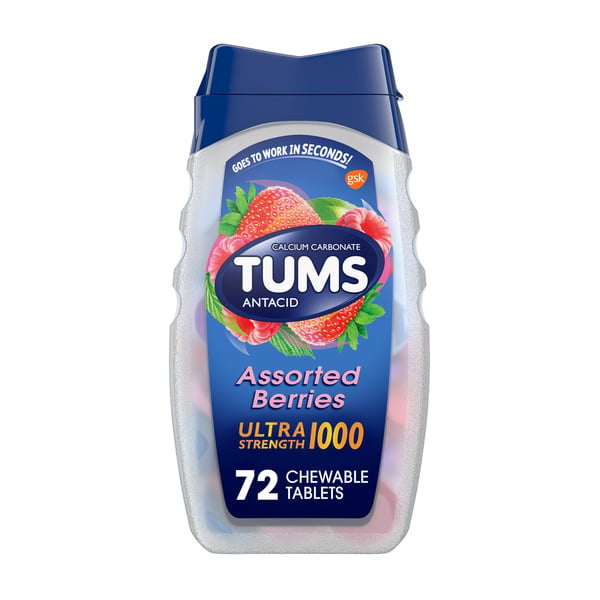 TUMS Chewable Antacid Tablets hero