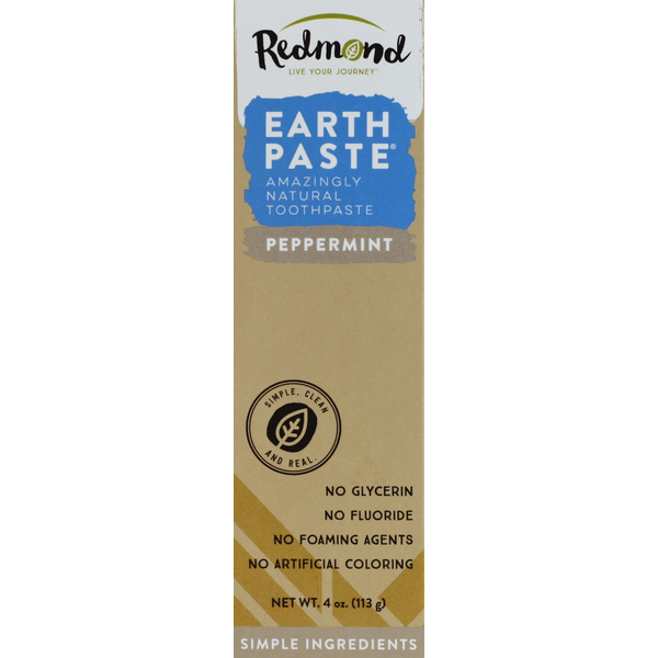 Oral Hygiene Redmond Toothpaste, Peppermint hero