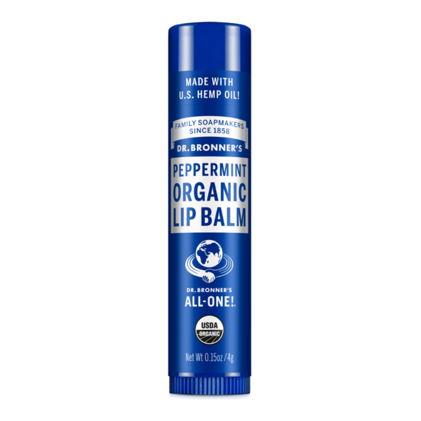 Facial Care Dr. Bronner's Peppermint, Organic Lip Balm hero