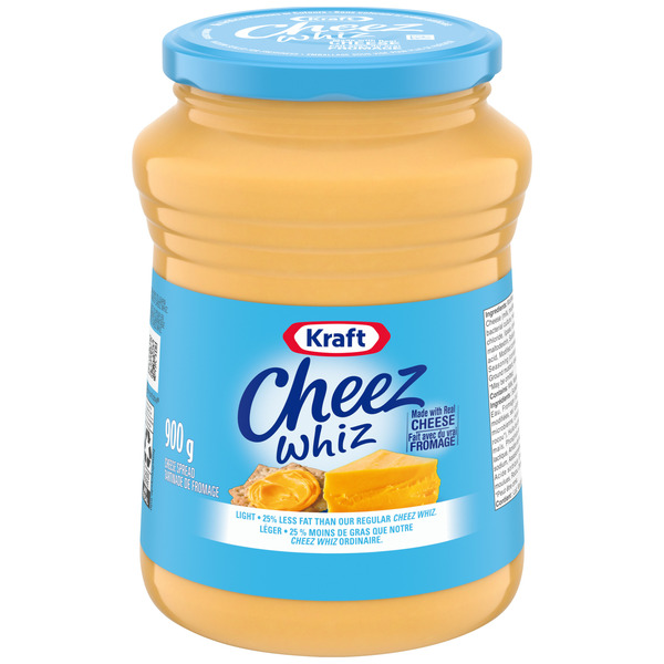 Spreads Kraft Heinz CHEEZ WHIZ Light Cheese Spread hero