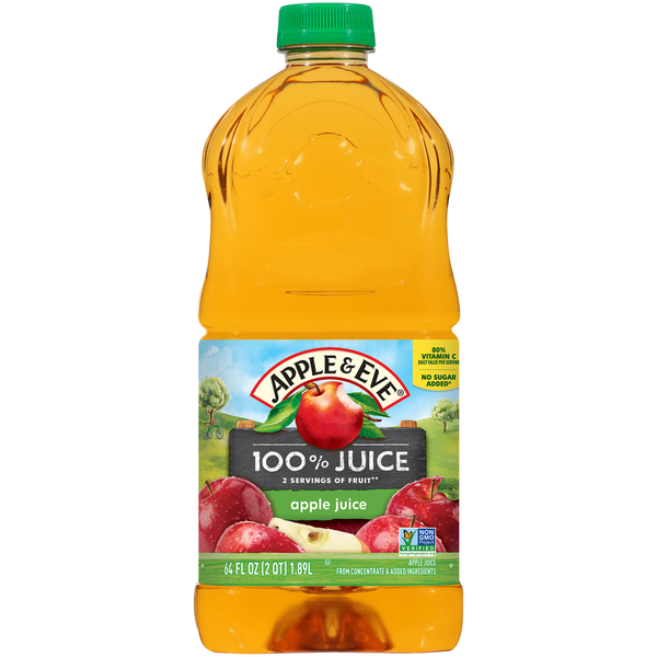 Juice & Nectars Apple & Eve 100% Apple Juice hero