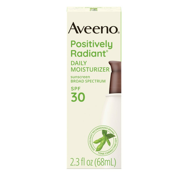 Aveeno Positively Radiant Daily Face Moisturizer With SPF 30 hero