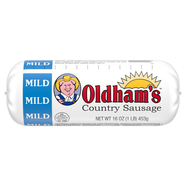 Hot Dogs, Bacon & Sausage Odom's Tennessee Pride Mild Country Sausage, Breakfast Sausage Roll hero