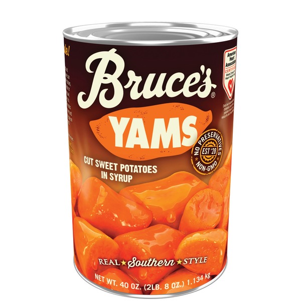 Canned/Jarred Vegetables Bruce's Yams Cut Sweet Potatoes in Syrup hero