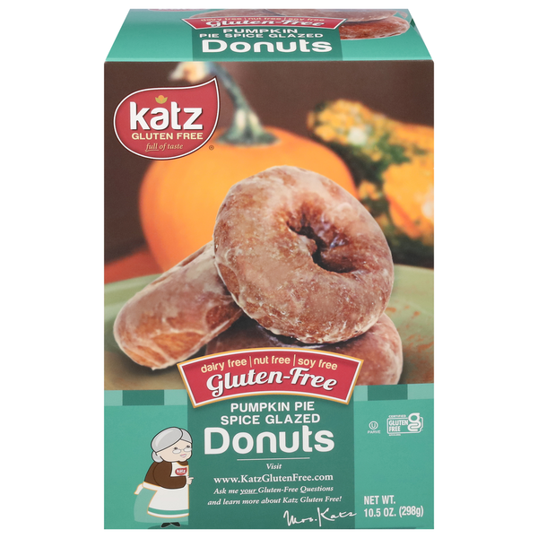 Frozen Dessert Katz Donuts, Pumpkin Pie Spice Glazed hero