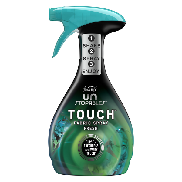 Laundry Febreze Unstopables Touch Fabric Spray and Odor Eliminator, Fresh hero