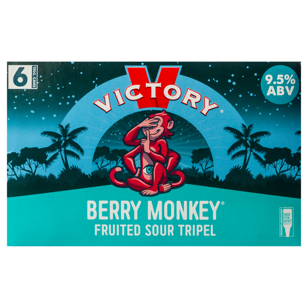 Beers & Coolers Victory Beer, Fruited Sour Tripel, Berry Monkey hero