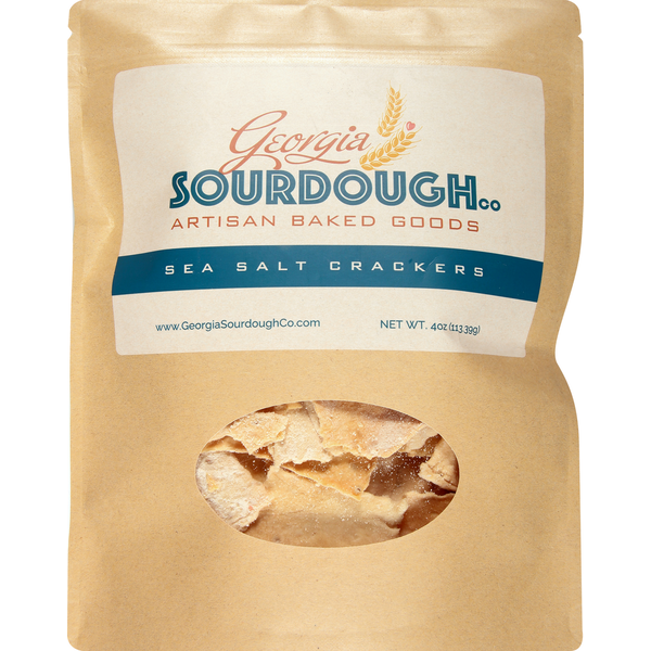 Crackers Georgia Sourdough Co. Crackers, Sea Salt hero