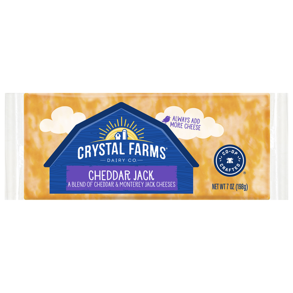 Specialty Cheeses Crystal Farms Cheeses, Cheddar Jack hero