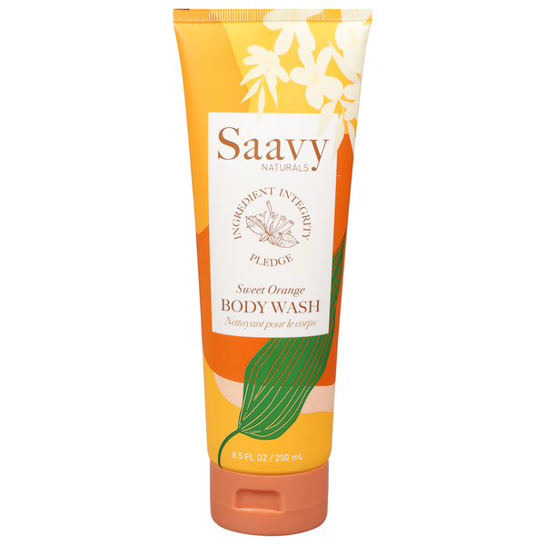 Saavy Naturals Body Wash, Sweet Orange hero