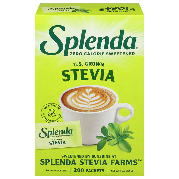 Spices & Seasonings Splenda Sweetener, Zero Calorie, Stevia hero