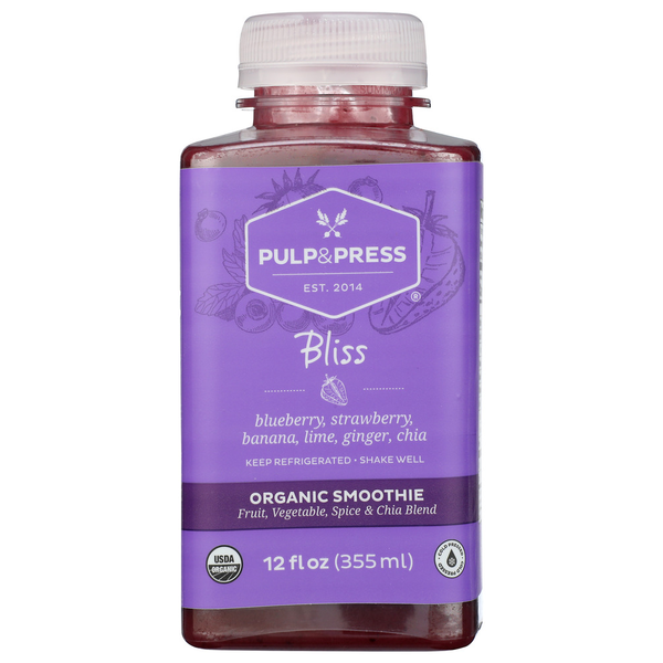 Refrigerated Beverages Pulp & Press Smoothie Bliss hero