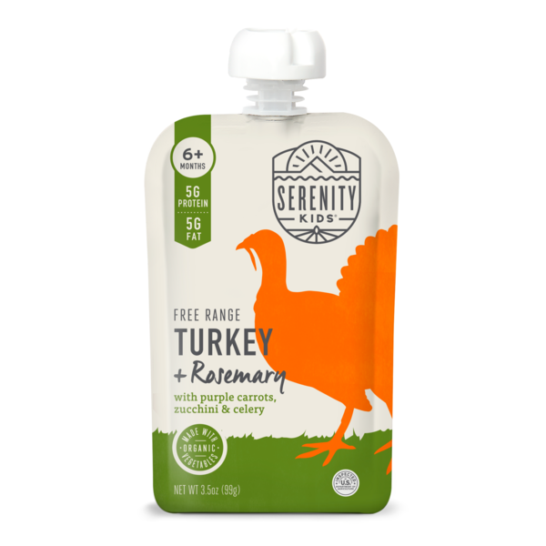 Baby Food & Formula Serenity Kids Free Range Turkey & Rosemary with Organic Carrots & Zucchini hero