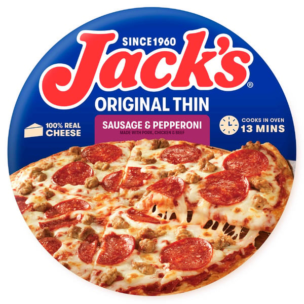 Frozen Pizza Jack's Original Sausage And Pepperoni Frozen Pizza hero