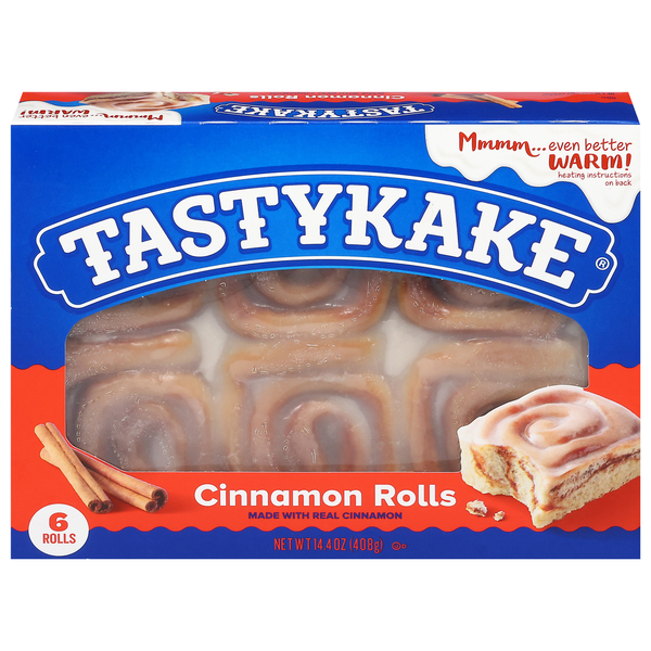 Cookies & Cakes Tastykake Cinnamon Rolls hero