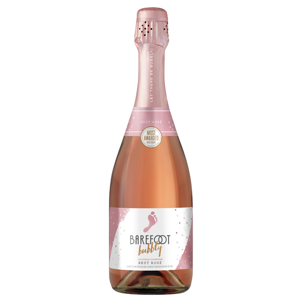 Red Wines Barefoot Brut Rose Champagne Sparkling Wine hero