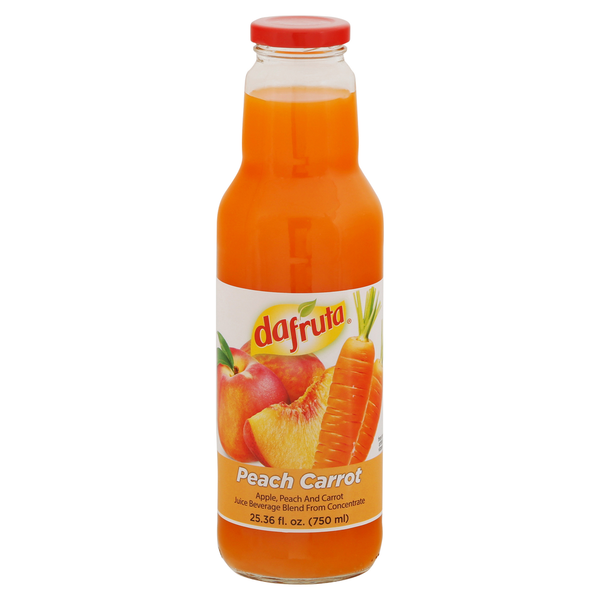 Dafruta Juice Beverage, Peach Carrot hero