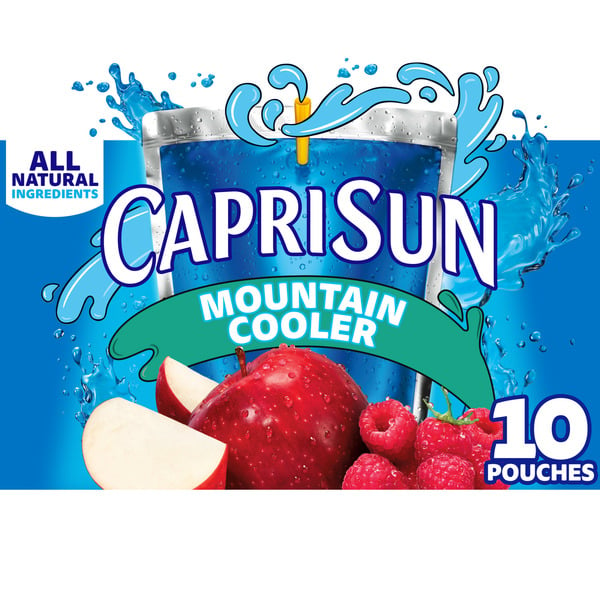 Juice & Nectars Capri Sun Mountain Cooler Mixed Fruit Naturally Flavored Juice Drink hero