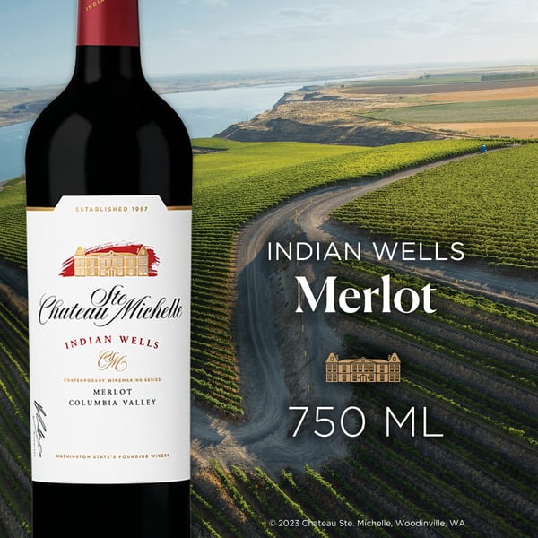 Red Wines Chateau Ste. Michelle Merlot hero