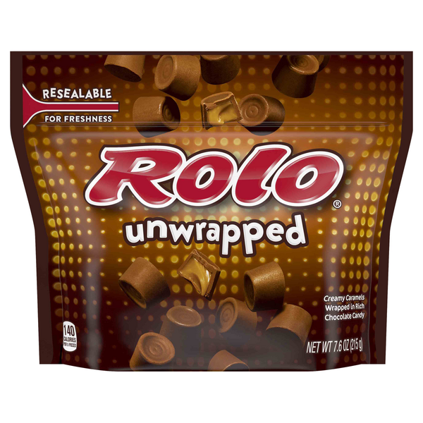 Candy & Chocolate Rolo® Rich Chocolate Caramel Candy hero