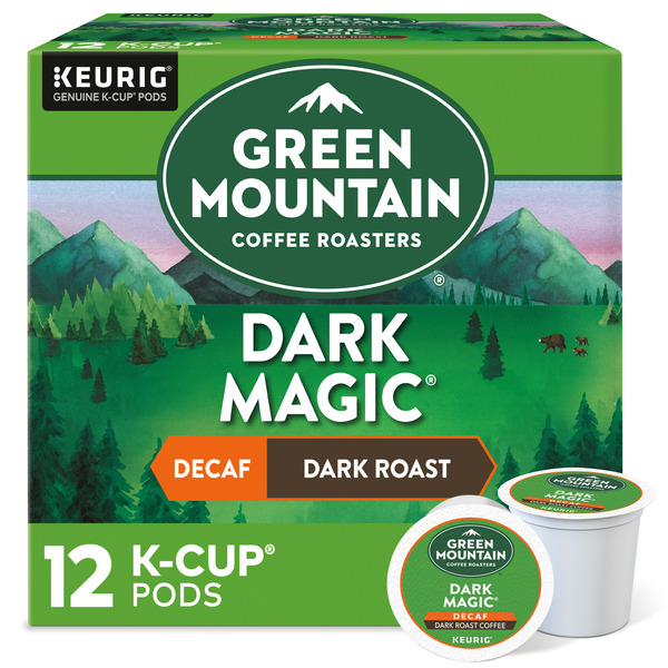 Coffee Green Mountain Coffee Roasters Dark Magic Decaf K-Cup Pods hero