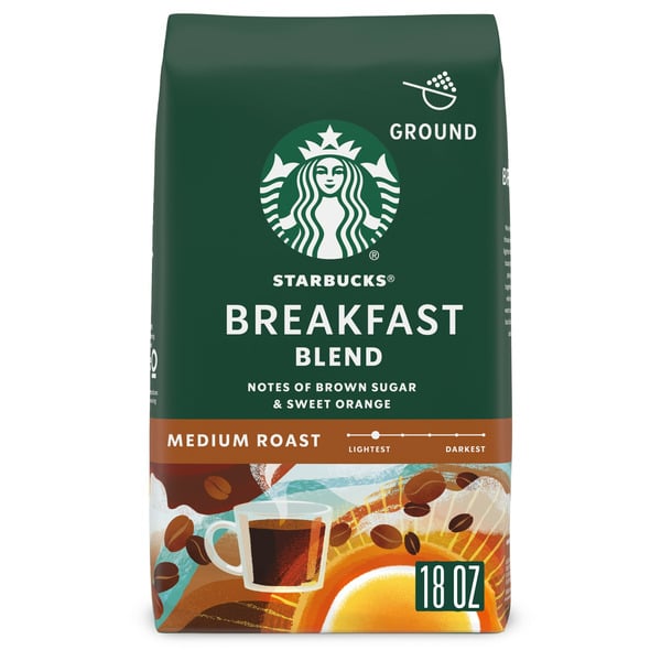 Coffee Starbucks Breakfast Blend Medium Roast Ground Coffee hero