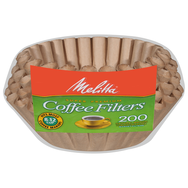 Coffee Melitta Coffee Filters, Super Premium, Natural Brown hero