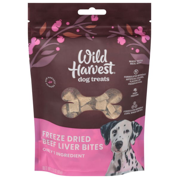 Dog Food & Care Wild Harvest Dog Treats, Beef Liver Bites, Freeze Dried hero