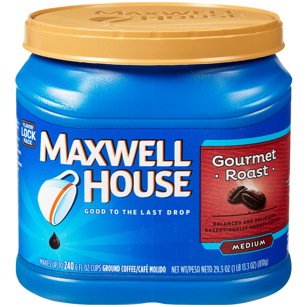 Coffee Maxwell House Gourmet Roast Ground Coffee hero