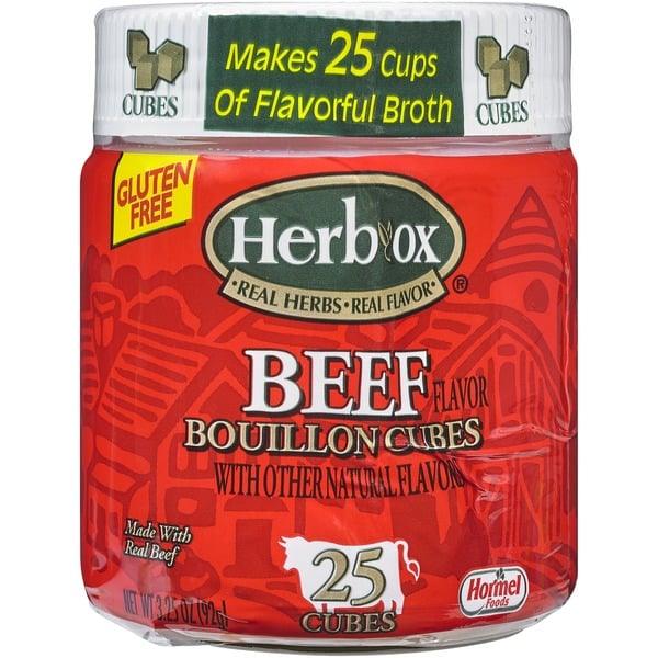 Soup, Broth & Bouillon Hormel Foods HERB-OX Bouillon Cubes, Beef Flavor hero