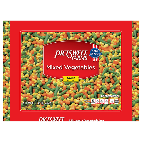 Packaged Vegetables & Fruits Pictsweet Farms Mixed Vegetables, Giant Size hero