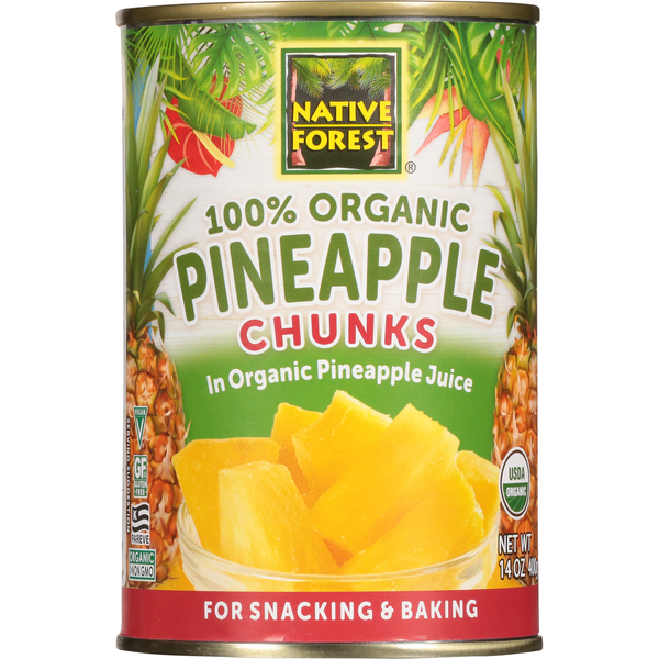 Spreads Native Forest Pineapple Chunks, 100% Organic hero