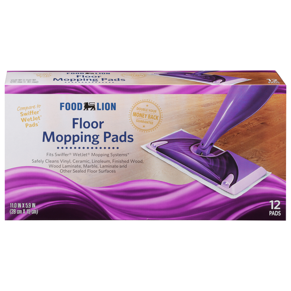 Cleaning Products Food Lion Jet Pads, Floor, Box hero