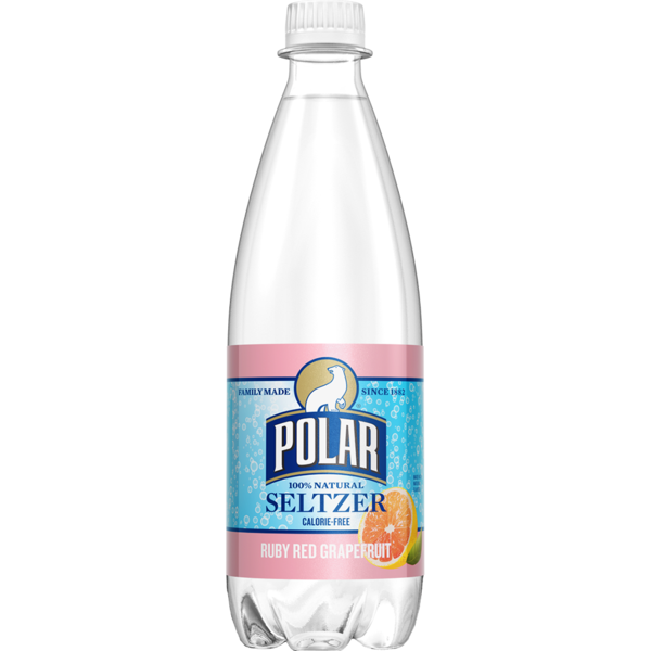 Water, Seltzer & Sparkling Water Polar Seltzer  Ruby Red Grapefruit hero