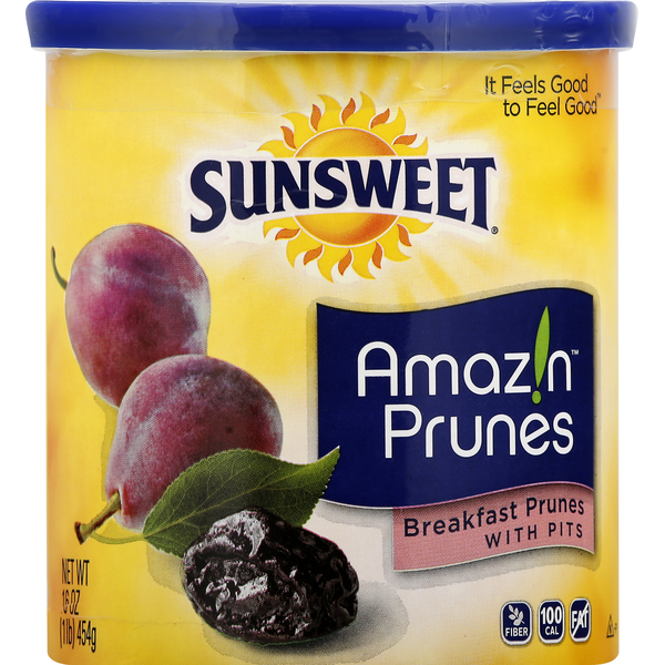 Dried Fruit & Fruit Snacks Sunsweet Breakfast Prunes, with Pits hero