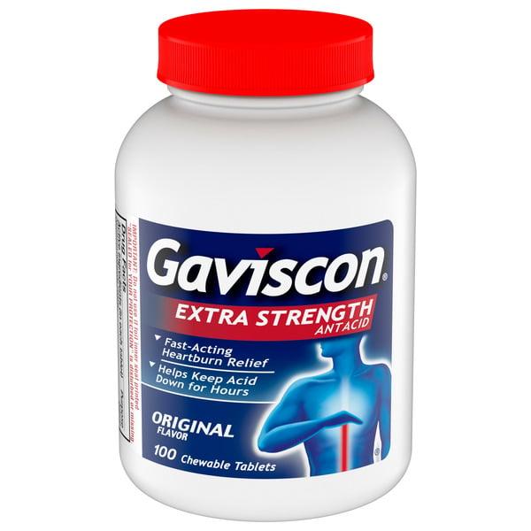 Digestion Gaviscon Extra Strength Cherry Chewable Tablet hero