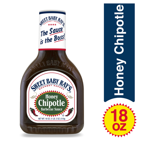 Condiments Sweet Baby Ray's Barbecue Sauce, Honey Chipotle hero