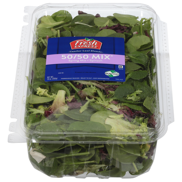 Packaged Vegetables & Fruits Salad, Spring Mix Spinach hero