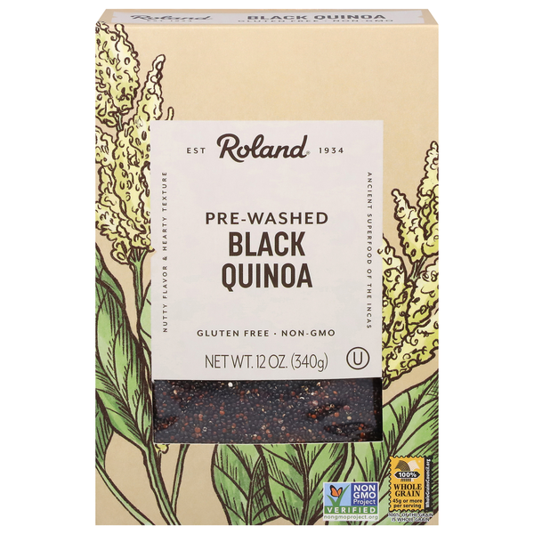 Grains, Rice & Dried Goods Roland Foods Black Quinoa, Pre-Washed hero