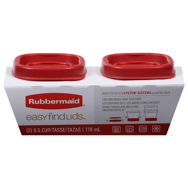 Food Wraps & Storage Rubbermaid Containers & Lids, 0.5 Cups hero