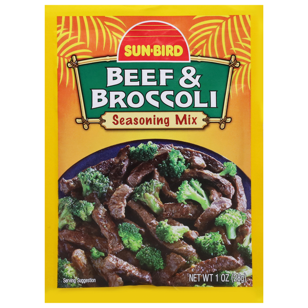 Spices & Seasonings Sun-Bird Bef & Broccoli Seasoning Mix hero