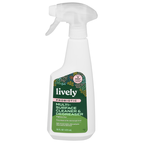 Cleaning Products Lively Cleaner & Degreaser, Multi-Surface, Probiotic hero