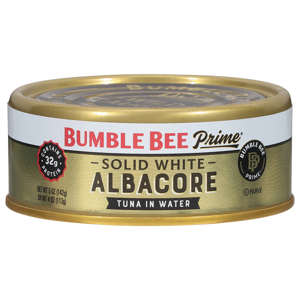 Canned Meat & Seafood Bumble Bee Tuna in Water, Albacore, Solid White hero