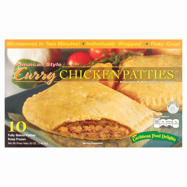 Caribbean Food Delights Jamaican Style Curry Chicken Patties hero