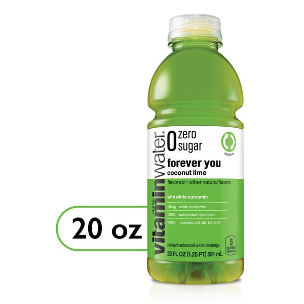 Energy & Sports Drinks vitaminwater Zero Forever You Nutrient Enhanced Water W/ Vitamins, Coconut-Lime hero