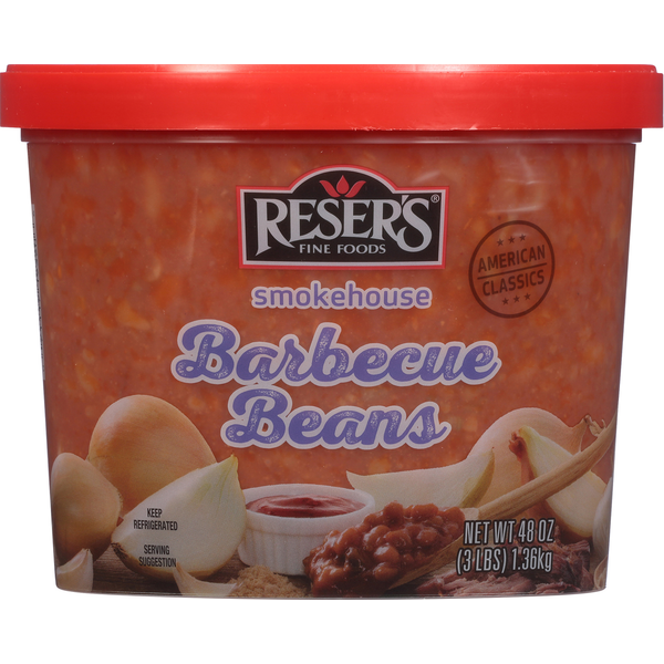 Canned Meals & Beans Reser's Fine Foods Barbecue Beans, Smokehouse hero