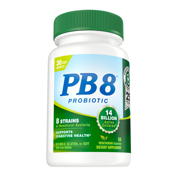 Digestion Nutrition Now ™ Pb8™ Vegetarian Probiotic Supplement For Men And Women hero